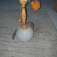 ۲عدد لوستر برنزی و حبابی