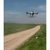 سم پاشی مزارع کشاورزی و باغی به وسیله پهپاد