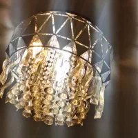 لوستر کریستالی مدرن سقفی|لوستر و چراغ آویز|تهران, خرمشهر|دیوار