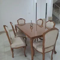 سرویس غذاخوری مدل بریتان|میز و صندلی غذاخوری|بانه, |دیوار