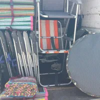 چادر ۸نفره صندلی فنری زیرانداز حصیری