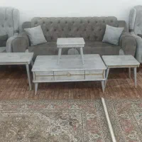 عسلی مبل یک میز بزرگ و سه تا عسلی در سایز بندی|مبلمان خانگی و میز عسلی|کرج, اخترآباد|دیوار