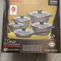 سرویس ۱۰ پارچه قابلمه لایف اسمایل