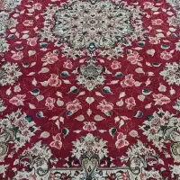 فرش ۶ متری دستباف اراک نفیس مارکدار در حد نو