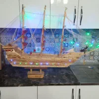 کشتی چوبی  دکوری