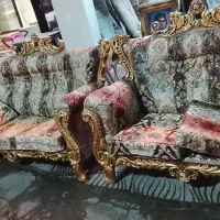 مبل استیل هفت‌نفره تمیز و شیک