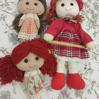 عروسک دست‌دوز تزیینی و حوله‌ای