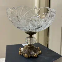 آجیل خوری پایه دار کریستال بوهمیا اصل چک