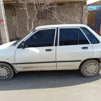 ماشین پراید سفید