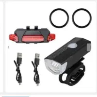 چراغ دوچرخه شارژی عقب و جلو