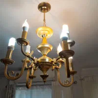 لوستر برنجی|لوستر و چراغ آویز|رشت, دیلمان|دیوار