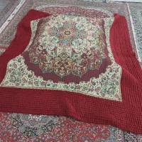 لحاف کرسی قرمز یلدایی با رویه ترمه بته جقه 4 در 4|رختخواب، بالش، پتو|تهران, شهید رجایی|دیوار