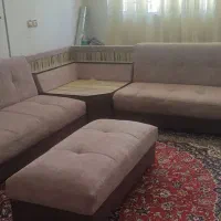 مبل ال راحتی تختخوابشو با میز