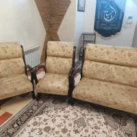 مبلمان ۷ نفره با چوب گردو