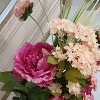 ۸ شاخه گل تزئینی کنارسالنی|گل مصنوعی|کرج, مارلیک|دیوار