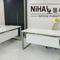 میز مدیریتی فلز منشی ابعاد فایل کانتر63713صندلی