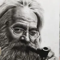 نقاشی چهره|تابلو، نقاشی، عکس|کرمانشاه, |دیوار