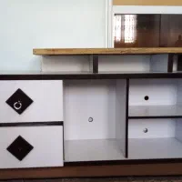 میزتلویزیون چوبی