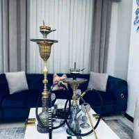 قلیان عربی برنجی دوعدد بزرگ و متوسط کاملا سالم|کلکسیون و سرگرمی|شهریار, شهریار|دیوار