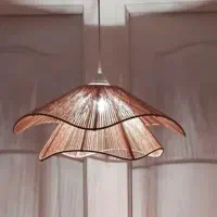 لوستر رافیا|لوستر و چراغ آویز|تهران, استاد معین|دیوار