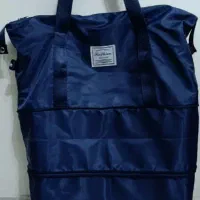 یک ساک بزرگ آبی رنگ نمونه ساک حجاج