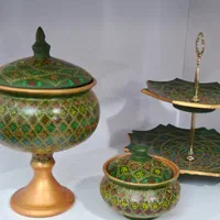 ست پذیرایی دست ساز|صنایع دستی و سایر لوازم تزئینی|شیراز, پارک کوهستانی بوستان|دیوار