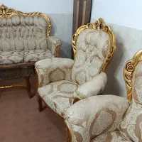 مبل استیل ۹نفره با میز|مبلمان خانگی و میز عسلی|مهریز, |دیوار