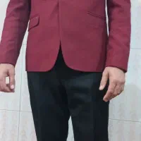 کت و شلوار زرشکی سایز ۵۲|لباس|پارسآباد, |دیوار