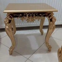 فروش فوری مبل سلطنتی۹نفره بسیار تمیز همراه۳میزعسلی|مبلمان خانگی و میز عسلی|بیرجند, |دیوار