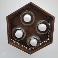 لوستر چوبی بیدستان