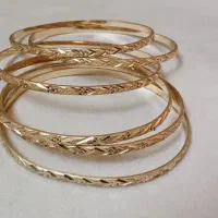 النگو طلای روس رنگ ثابت 6عدد سایز3|بدلیجات|تهران, مینابی|دیوار