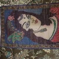 قالیچه دستبافت وپوست|فرش|کرمانشاه, |دیوار