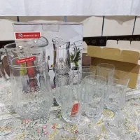 پارچ و لیوان تازه وداخل کارتن نو