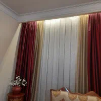 پرده پذیرایی.  شسته نشده