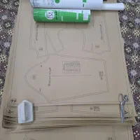 تمام سایزها الگو اماده ترک  بالاتنه دوخت برتر