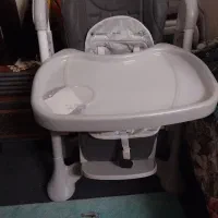 صندلی غذا سفید طوسی درحد نونو