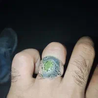 انگشتر نقره زبرجد