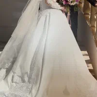 لباس عروس مزون دوز تمام کاردست|لباس|ری, علایین|دیوار