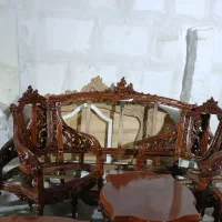 زیرکارچی رنگ کاری مبل استیل