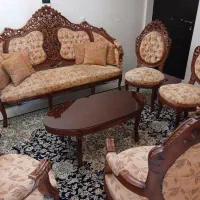 مبلمان ۹ نفره استیل فرحی در حد نو