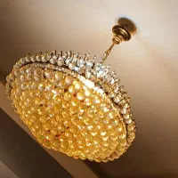 لوستر کریستال پر گوی