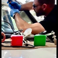 ترمیم شیشه جلو متال..سنگ خردگی ،ترک شیشه