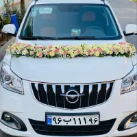تزئین‌ ماشین عروس دسته گل عروس باکس گل و ...