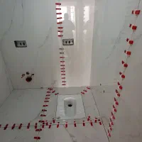 کاشی کاری سنگ کاری اجرا کاشی  چسپی دوغابی موزاییک