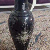 گلدان شیشه ای قد حدود ۷۰