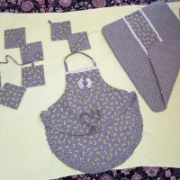 دوخت سرویس آشپزخانه پارچه ای|سفره، حوله، دستمال آشپزخانه|اراک, |دیوار