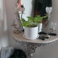 اینه شمعدان برنز (برنجی)