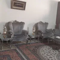 مبل  ۹نفره  نقره  ای