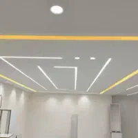 اجرای کناف. نقاشی کل ساختمان و نورپرازی (لاین)|مصالح و تجهیزات ساختمان|صدرا-فارس, فاز ۱|دیوار