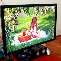 مانیتور حرفه ای کامپیوتر 24 اینچ دل dell طراحی گیم|قطعات و لوازم جانبی رایانه|نجف‌آباد, مولوی شمالی|دیوار